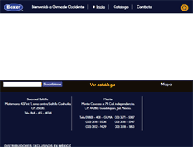 Tablet Screenshot of boxer.com.mx